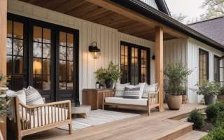 23 Beautiful Farmhouse Front Porches