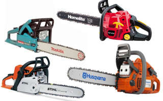 Chainsaw – rating and overview of popular models