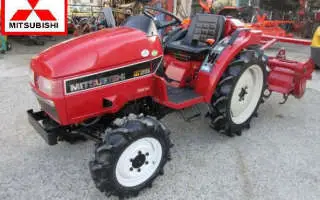 Mitsubishi traktor modelle: mt 20, mt 15, mt 205, mtx 13, mt 265 – technische daten, bedienungsanleitung
