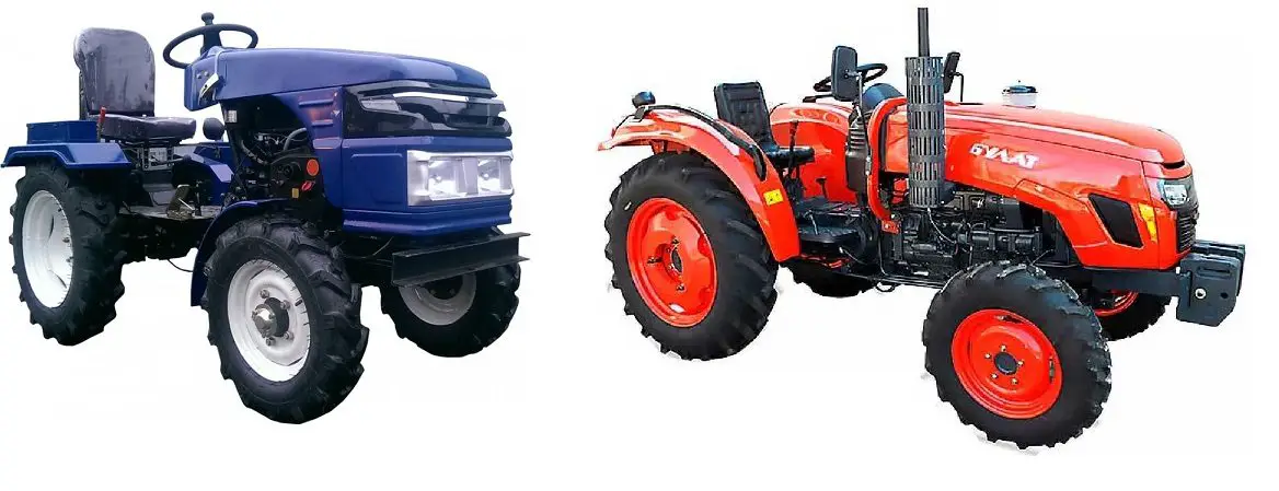 Descripción general de la gama de tractores pequeños Bulat. Guía del usuario. Principales disfunciones y formas de eliminarlas