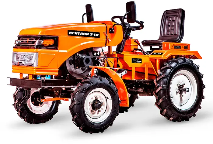 Descripción general del tractor pequeño Centaur T18. Características de la aplicación, finalidad, especificaciones, opiniones de propietarios
