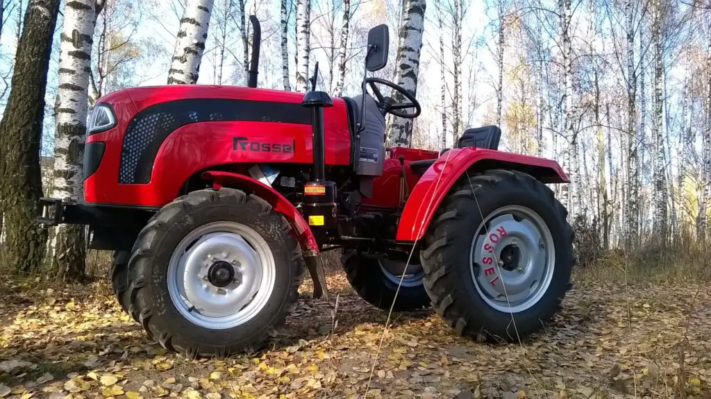 Overview of the Rossel small tractor model range. Description and reviews