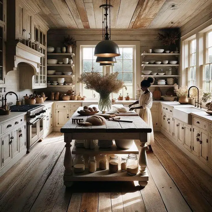 28 Ідей для кухонних шаф у стилі рустік на 2024 рік.