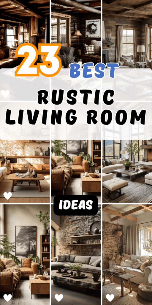 Modern Rustic Living Room Design Ideas for Cozy and Chic Homes