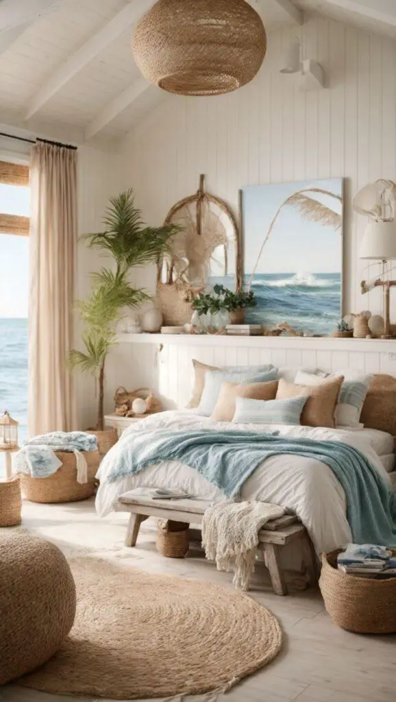 15 Gorgeous Coastal Farmhouse Bedroom Ideas: Bright, Beautiful, and Trending in 2024