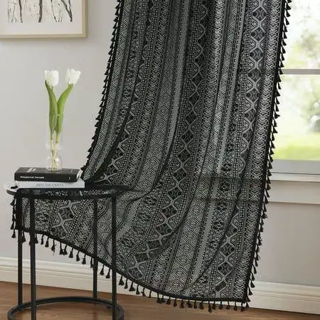 Top 15 Stunning Black Curtains Bedroom Ideas for a Boho Touch in 2024