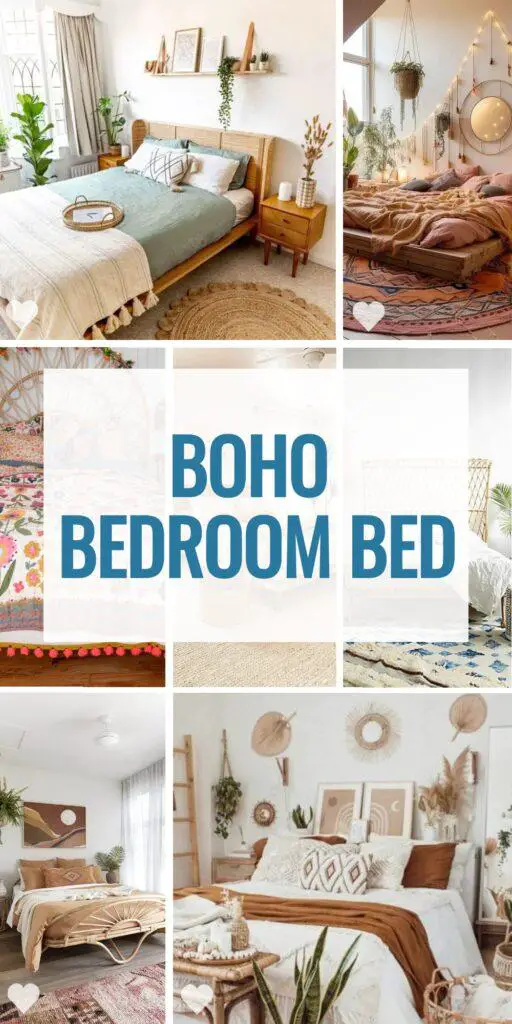 28 Breathtaking Boho Bedroom Bed Ideas
