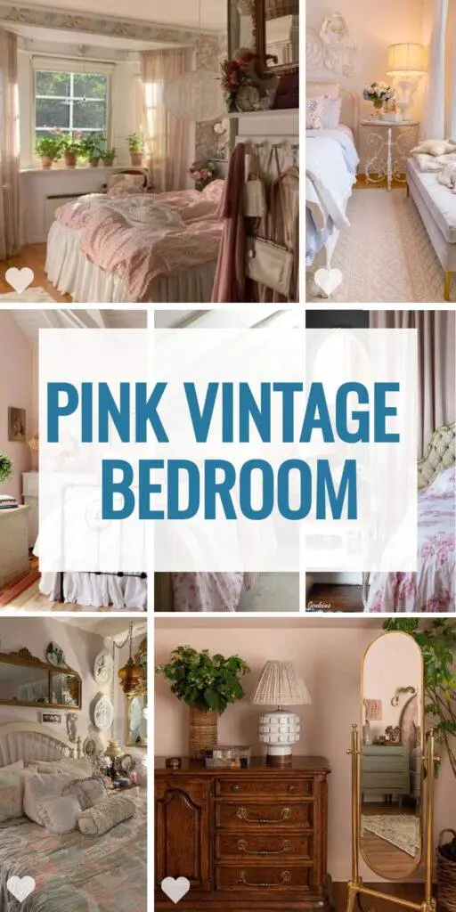 15 Fun and Beautiful Ideas for a Pink Vintage Bedroom