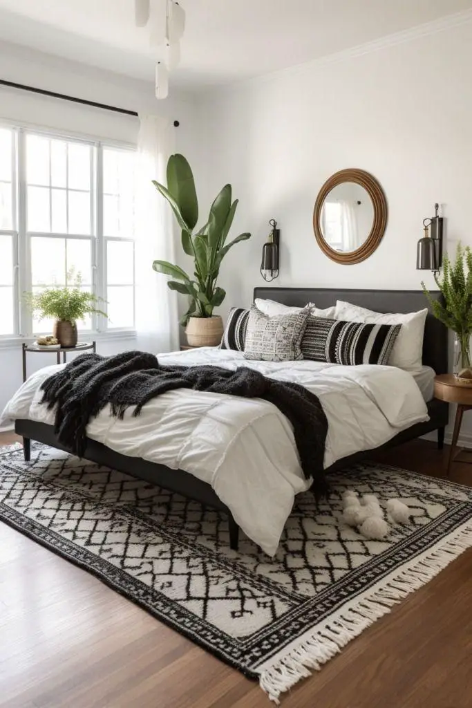 Amazing Black and White Room Bedroom Minimalist Designs: 27 Stylish Spaces