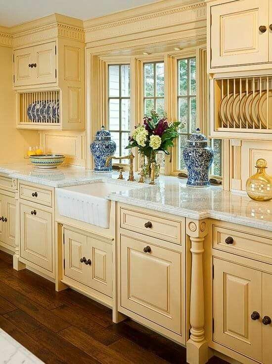Bright and Beautiful: Top 18 Yellow Country Kitchens That Radiate Coziness