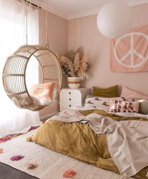 28 Gorgeous Ideas for a Blush Pink and Gold Boho Bedroom – Top Styles!
